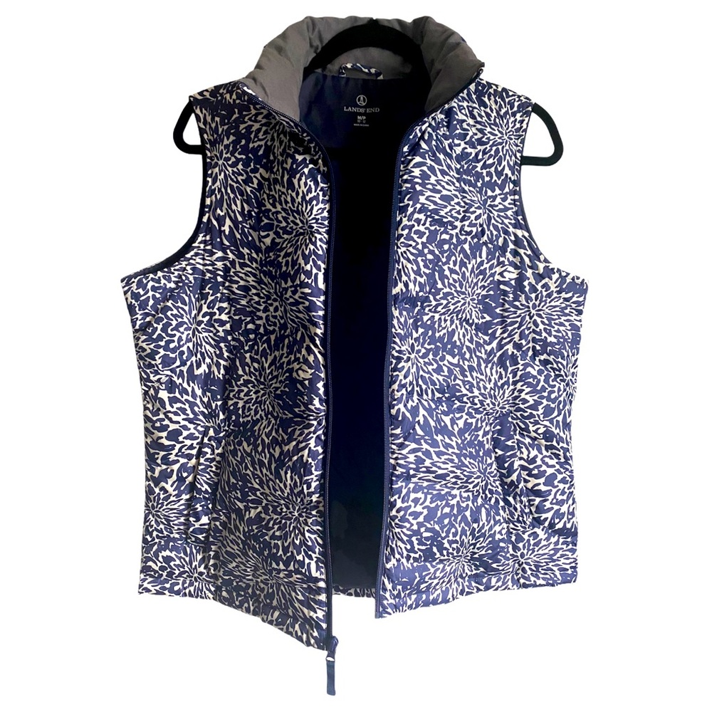 Land’s End Women’s Floral Puffer Vest